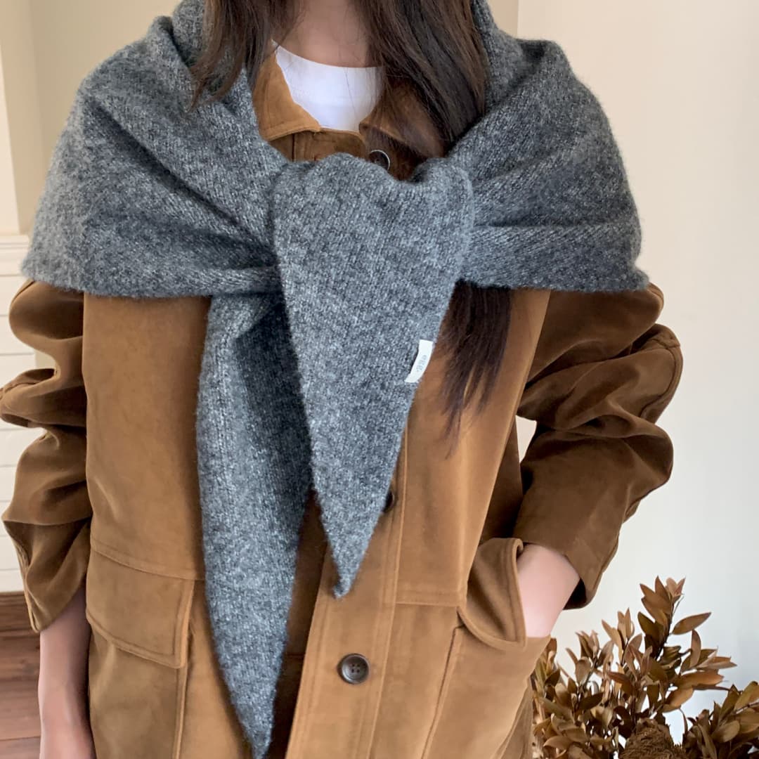 Winter Clothing Korea - وشاح كوري مثلث الشكل جديد لعام
