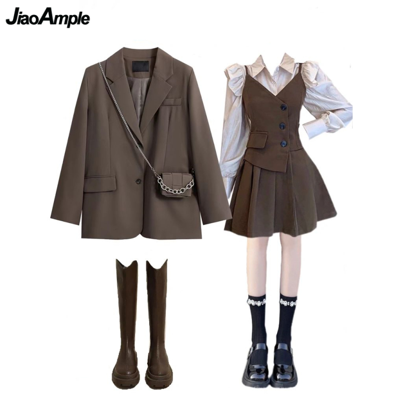 Winter Clothing Korea - ربيع الخريف المرأة بليزرات الموضة قمصان