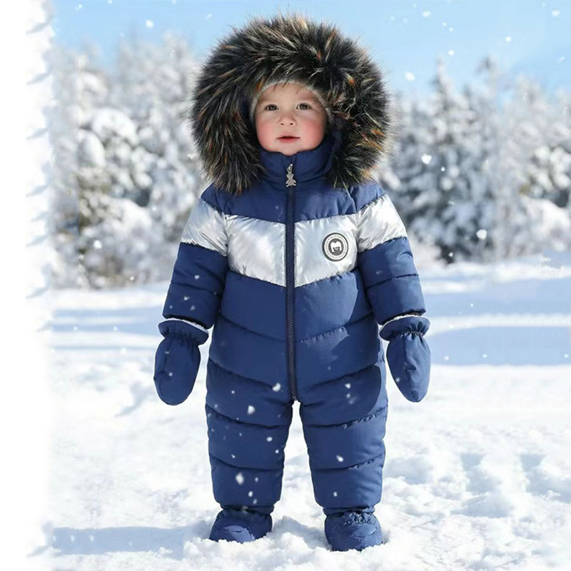 Winter Clothing Newborn - بدلة شتوية للأطفال حديثي الولادة مع