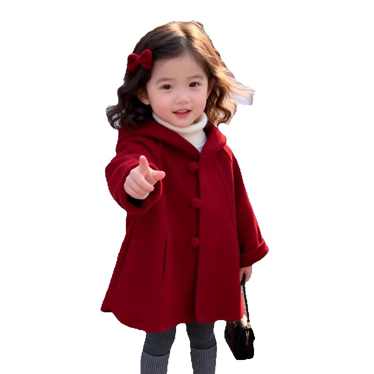 معطف صوف للفتيات، جديد لخريف و - مراجعة Winter Clothing For Toddlers وسعره