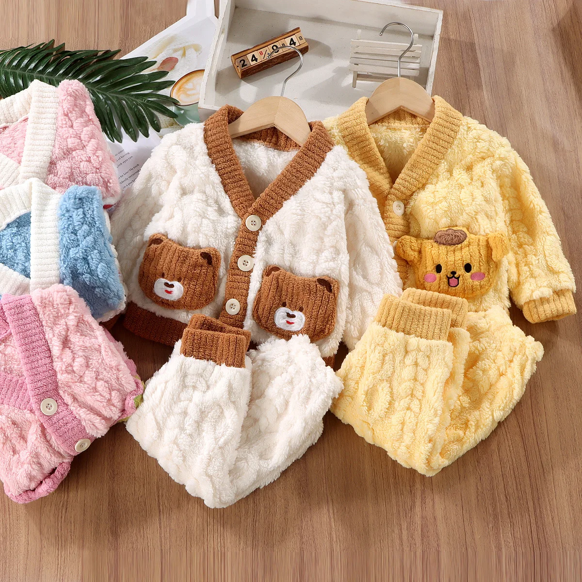 بيجامات كرتونية دافئة للأولاد  - مراجعة Winter Clothing Baby Boy وسعره