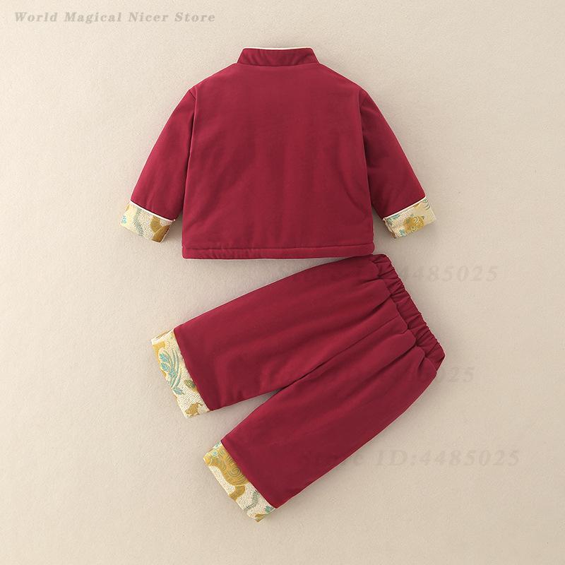 بدلة تانغ سميكة للأطفال لفصلي  - مراجعة Winter Clothing Baby Boy وسعره
