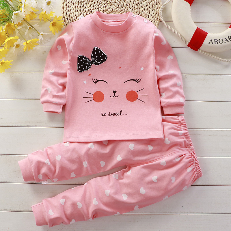 طقم بيجامة قطنية للأطفال ، ملا - مراجعة Winter Clothing Newborn وسعره