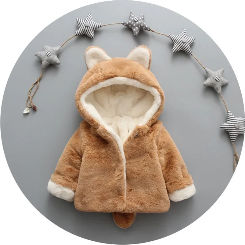آذان القط لطيف أفخم سترة طفل ، - مراجعة Winter Clothing For Toddlers وسعره