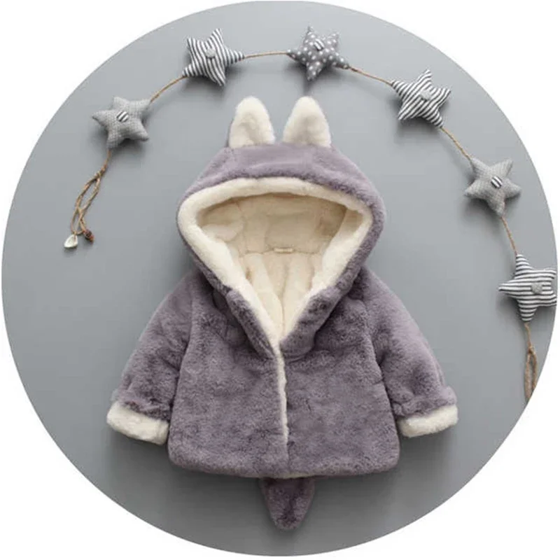 آذان القط لطيف أفخم سترة طفل ، - مراجعة Winter Clothing For Toddlers وسعره