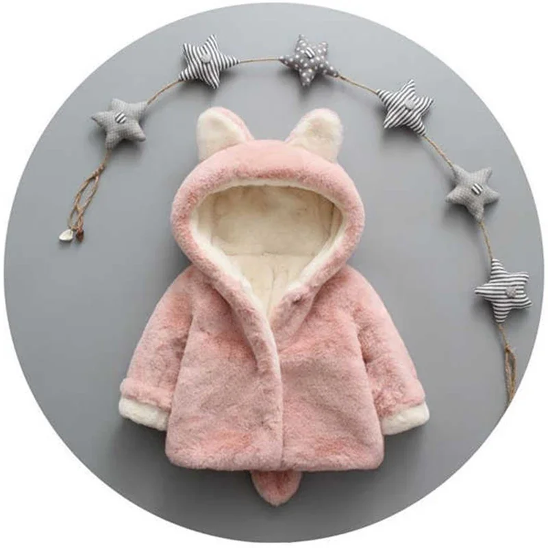 آذان القط لطيف أفخم سترة طفل ، - مراجعة Winter Clothing For Toddlers وسعره